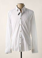 Chemise manches longues blanc DELAHAYE pour homme seconde vue