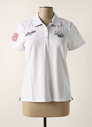 Polo blanc DELAHAYE femme