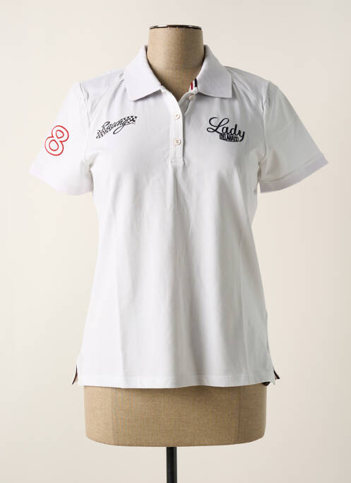 Polo blanc DELAHAYE pour femme