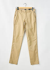 Pantalon chino beige DELAHAYE pour homme seconde vue