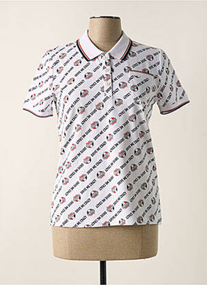 Polo blanc DELAHAYE femme