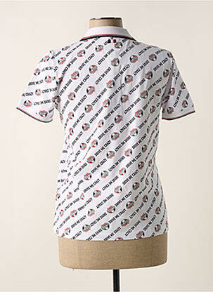 Polo blanc DELAHAYE femme
