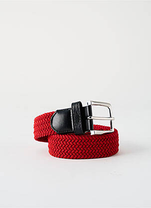 Ceinture rouge DELAHAYE homme