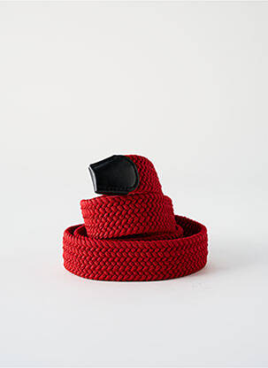 Ceinture rouge DELAHAYE homme