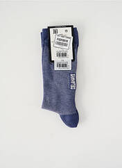 Chaussettes bleu DELAHAYE pour homme seconde vue