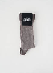 Chaussettes gris DELAHAYE pour homme seconde vue