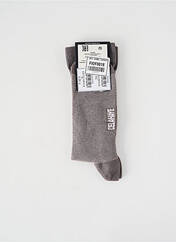 Chaussettes gris DELAHAYE pour homme seconde vue