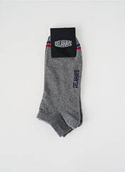 Chaussettes gris multicolore DELAHAYE pour homme seconde vue