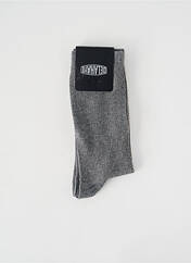 Chaussettes gris multicolore DELAHAYE pour homme seconde vue