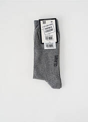 Chaussettes gris multicolore DELAHAYE pour homme seconde vue