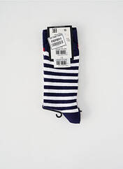 Chaussettes bleu marine DELAHAYE pour homme seconde vue