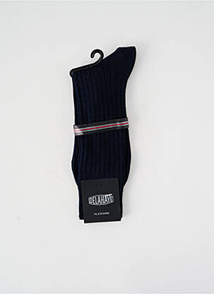 Chaussettes bleu marine DELAHAYE pour homme