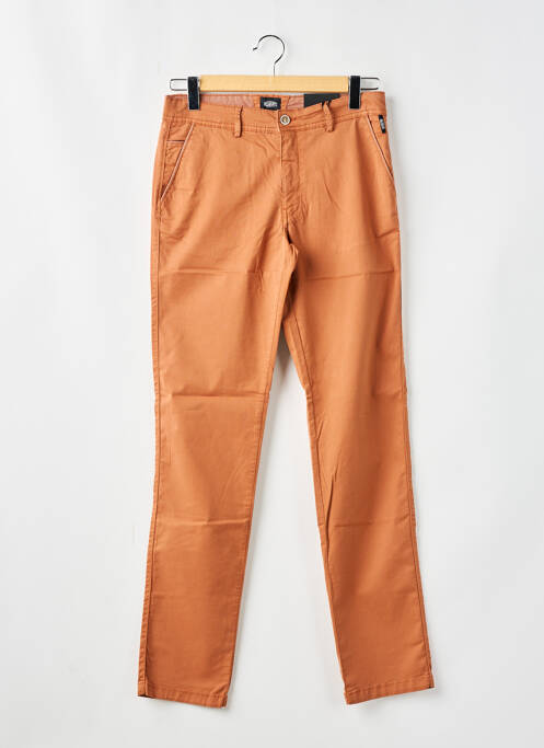 Pantalon chino orange DELAHAYE pour homme