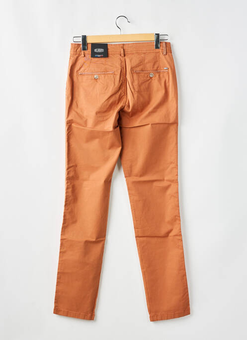 Pantalon chino orange DELAHAYE pour homme
