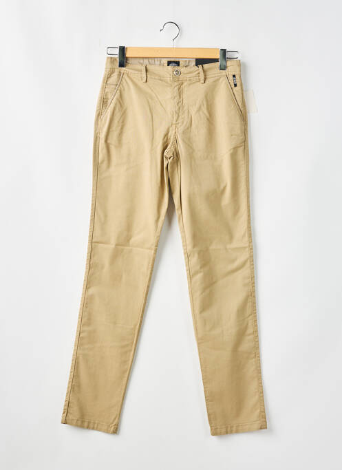 Pantalon chino beige DELAHAYE pour homme