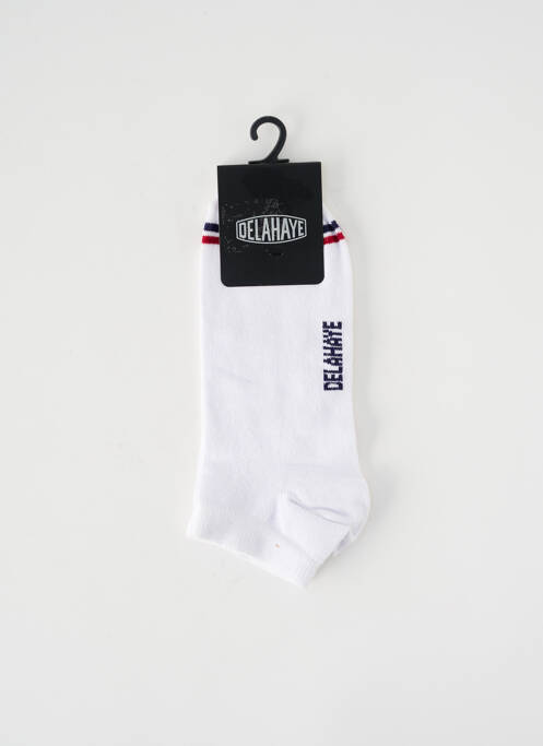 Chaussettes blanc DELAHAYE pour homme