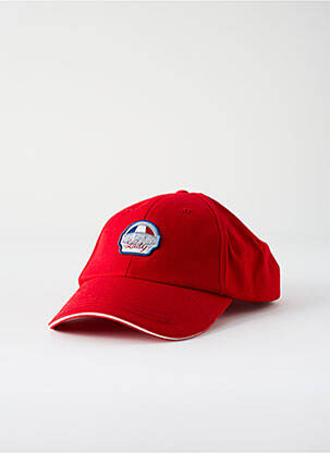 Casquette rouge DELAHAYE pour femme