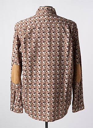 Chemise manches longues beige DELAHAYE homme