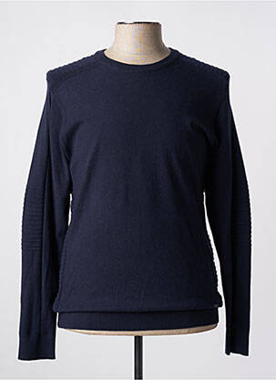 Pull bleu marine DELAHAYE pour homme