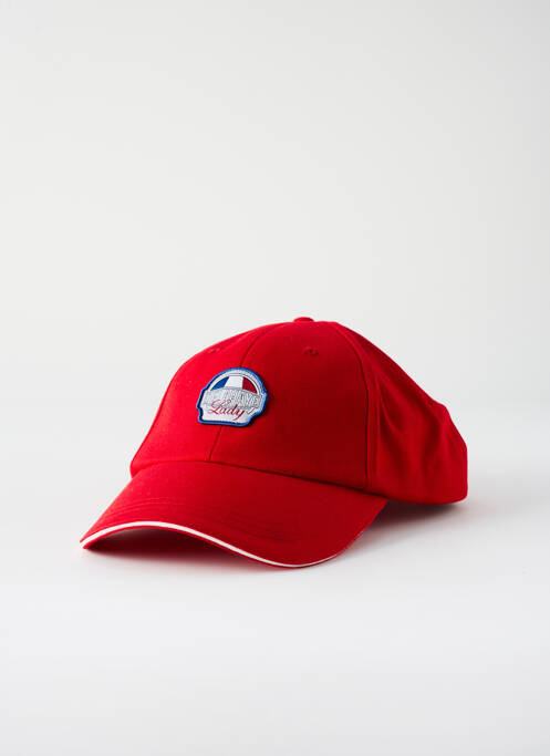 Casquette rouge DELAHAYE pour femme