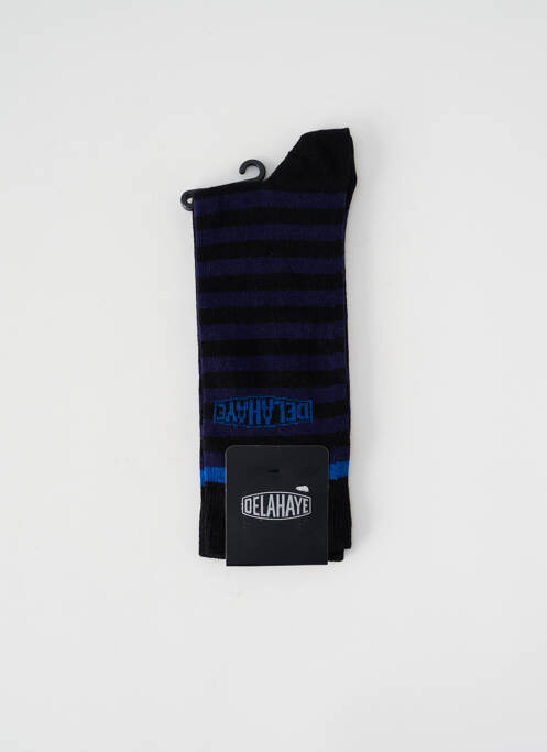 Chaussettes noir DELAHAYE pour homme