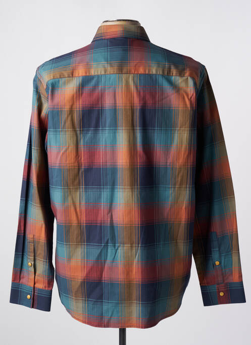 Chemise manches longues marron clair DELAHAYE pour homme