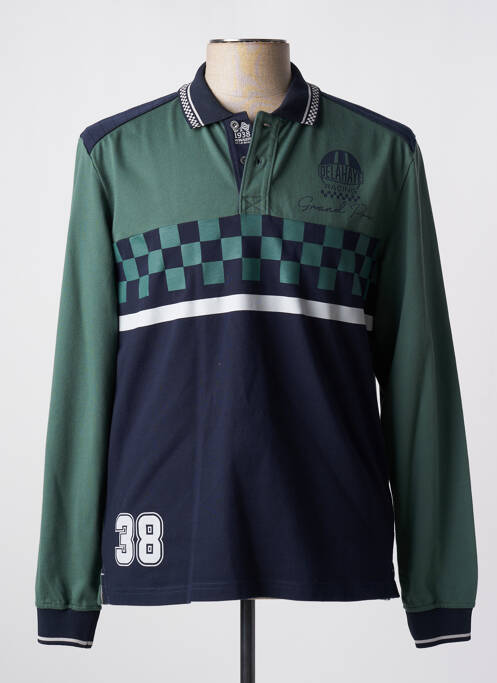 Polo vert DELAHAYE pour homme