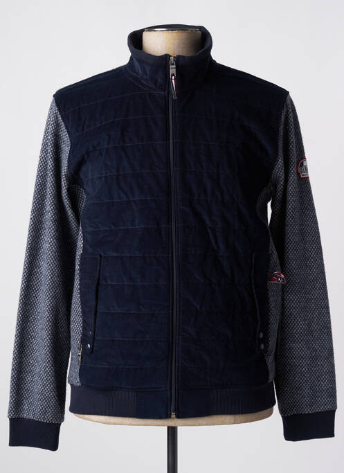 Veste casual bleu marine DELAHAYE pour homme