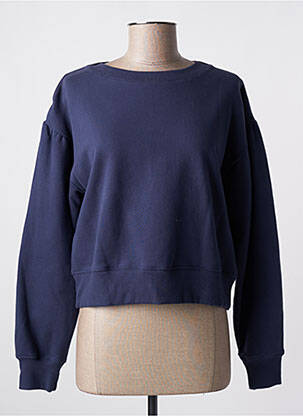Sweat-shirt bleu nuit DELAHAYE femme