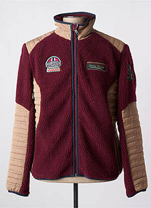 Blouson rouge grenat DELAHAYE homme