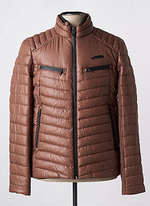 Doudoune marron fonce DELAHAYE homme