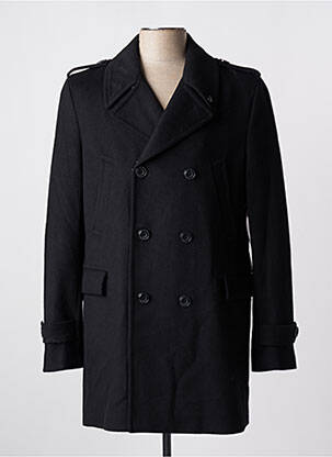 Manteau long noir DELAHAYE homme