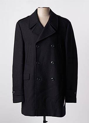 Manteau long noir DELAHAYE homme