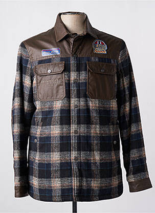 Veste casual bleu marine DELAHAYE homme