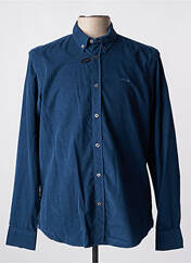 Chemise manches longues bleu petrole DELAHAYE pour homme seconde vue