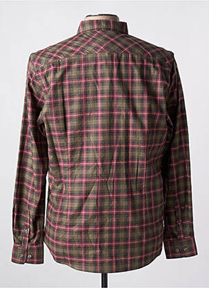 Chemise manches longues kaki DELAHAYE homme