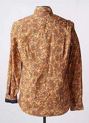 Chemise manches longues orange DELAHAYE homme