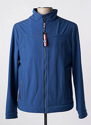 Blouson bleu electrique DELAHAYE pour homme