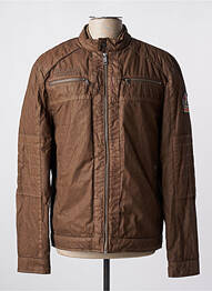 Blouson marron fonce DELAHAYE homme