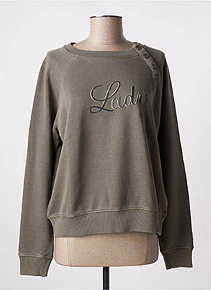 Sweat-shirt vert DELAHAYE femme