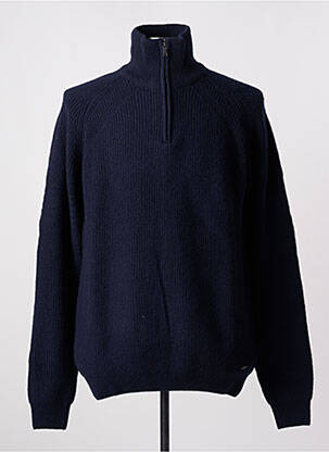 Pull bleu marine DELAHAYE homme