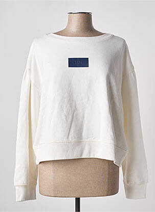 Sweat-shirt ecru DELAHAYE femme