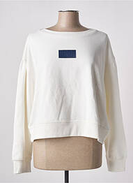 Sweat-shirt ecru DELAHAYE femme