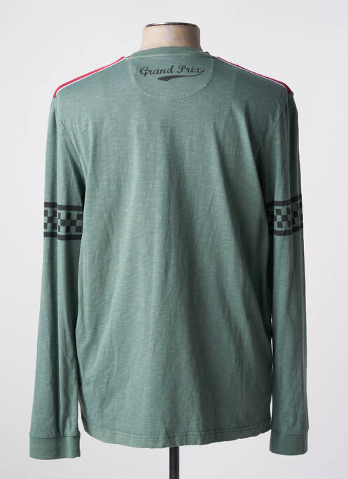 Sweat-shirt vert DELAHAYE homme