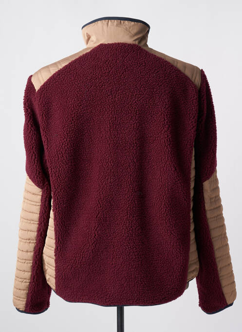 Blouson rouge grenat DELAHAYE pour homme