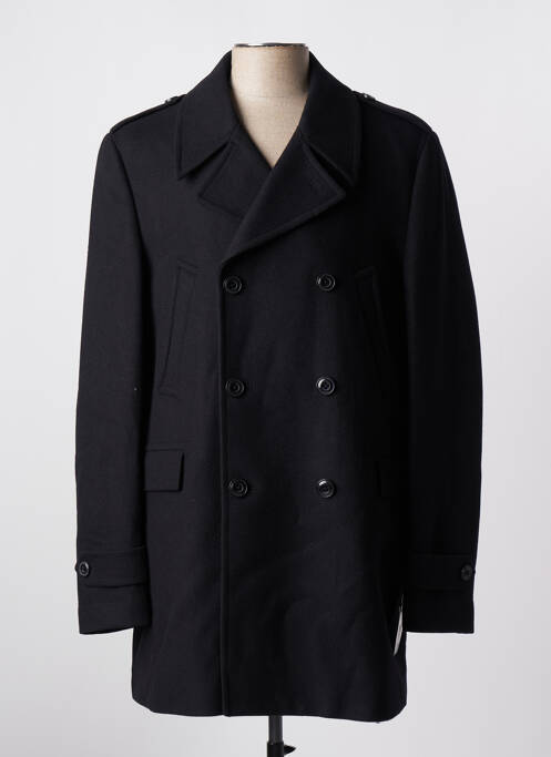 Manteau long noir DELAHAYE pour homme