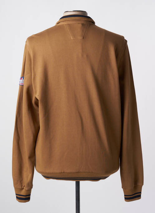 Gilet manches longues gris clair DELAHAYE pour homme