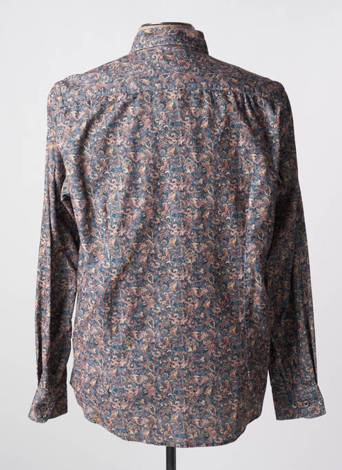 Chemise manches longues orange DELAHAYE pour homme