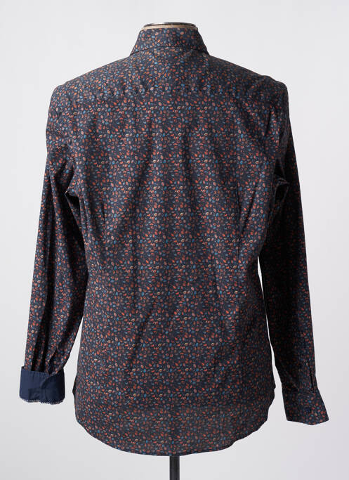 Chemise manches longues orange DELAHAYE pour homme