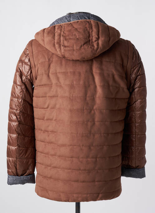 Doudoune marron fonce DELAHAYE pour homme